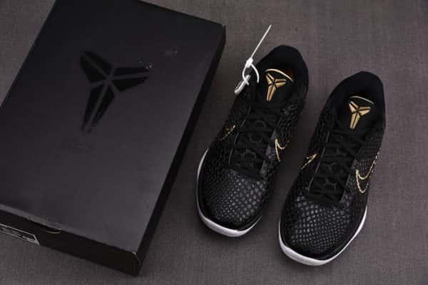 Nike Zoom Kobe 6 Black Del Sol Metallic Gold Kb0824-127