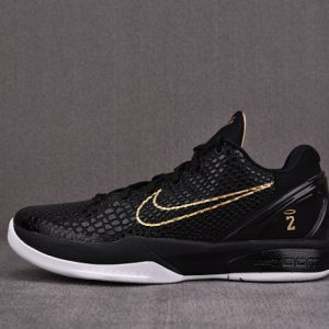 Nike Zoom Kobe 6 Black Del Sol Metallic Gold Kb0824-127