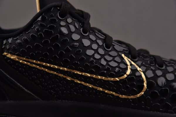 Nike Zoom Kobe 6 Black Del Sol Metallic Gold Kb0824-127