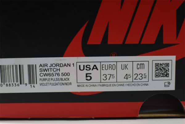 Air Jordan 1 High Switch Purple Pulse Cw6576-500