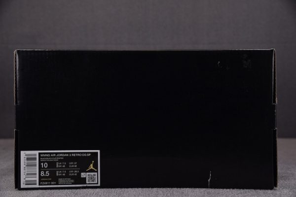 Air Jordan 3 A Ma Mani¨¦re Black Fz4811-001