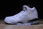 Air Jordan 5 Retro "White Cement" Mens 136027-104