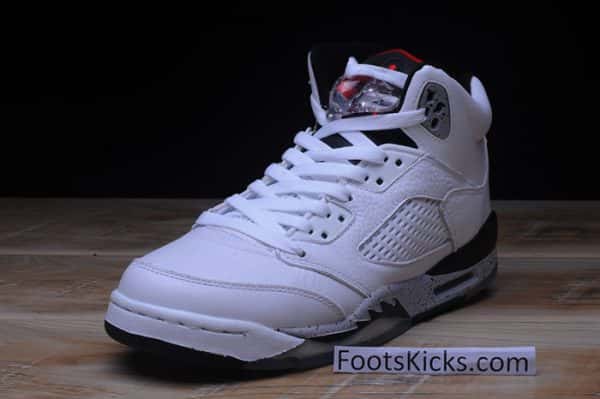 Air Jordan 5 Retro "White Cement" Mens 136027-104