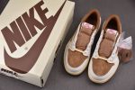 Travis Scott X Air Jordan 1 Low Og Sail Shy Pink Dm7866-106