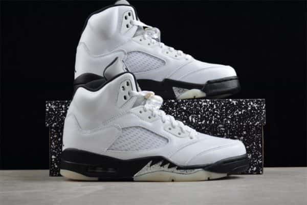 Air Jordan 5 Retro ''White Black'' DD0587-110