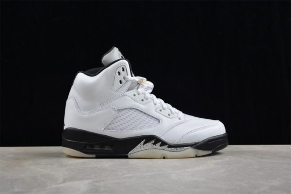 Air Jordan 5 Retro ''White Black'' DD0587-110