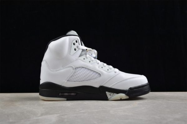 Air Jordan 5 Retro ''White Black'' DD0587-110