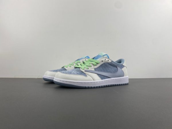 Travis Scott X Air Jordan 1 White Grey Dm7866-888