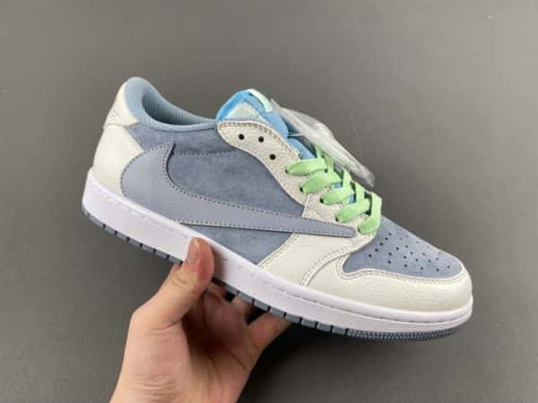 Travis Scott X Air Jordan 1 White Grey Dm7866-888