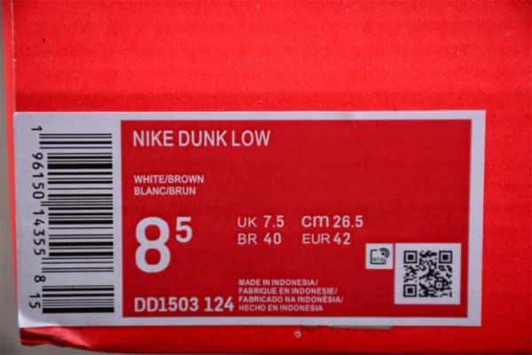 Nike Dunk Low Cacao Wow Dd1503-124