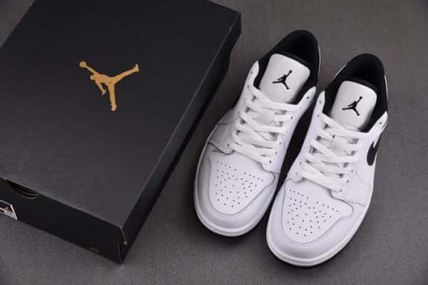 Air Jordan 1 Low White Black 553558-132