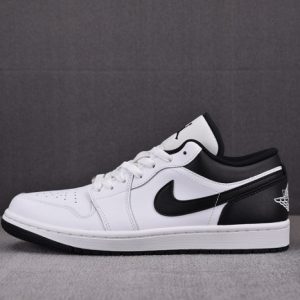 Air Jordan 1 Low White Black 553558-132