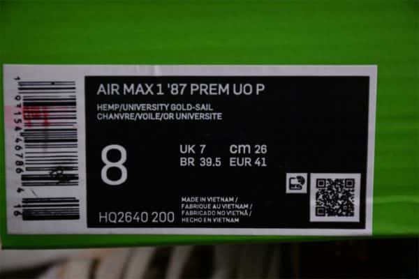 Nike Air Max 1 ''87 Premium University Of Oregon Pe 2024 Hq2640-200