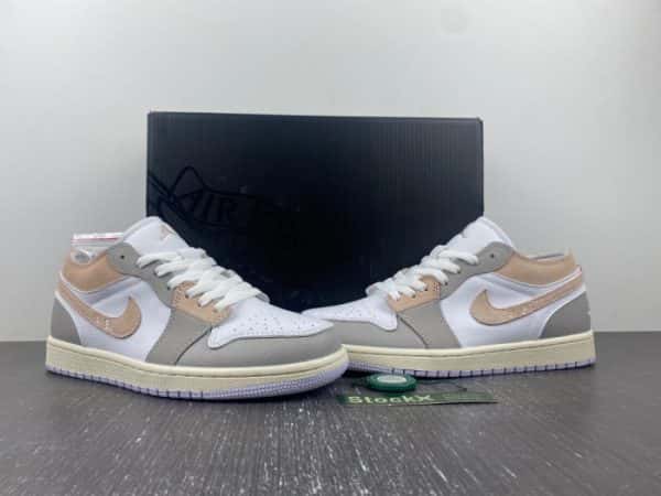 Air Jordan 1 Low Se Craft Inside Out Tech Grey Dn1635-002