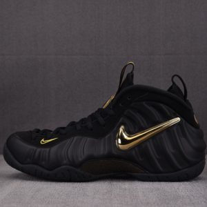 Nike Air Foamposite Pro Black Metallic Gold 624041-009