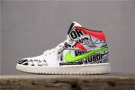 Air Jordan 1 Mid All-Over Logos 554724-119