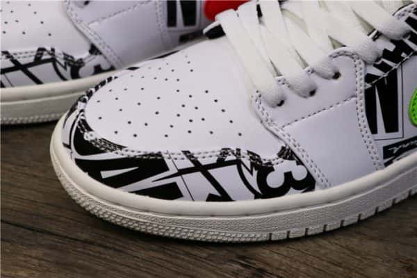 Air Jordan 1 Mid All-Over Logos 554724-119