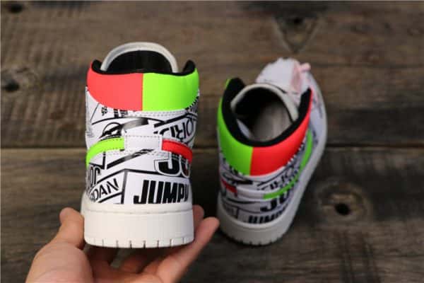 Air Jordan 1 Mid All-Over Logos 554724-119