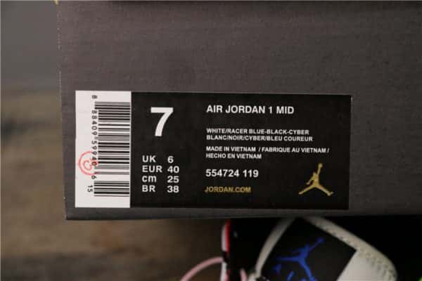 Air Jordan 1 Mid All-Over Logos 554724-119