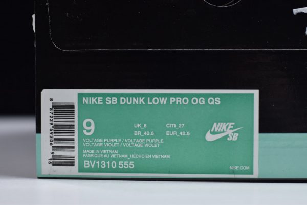 Concepts X Nk Sb Dunk Low "Purple Lobster" Bv1310-555