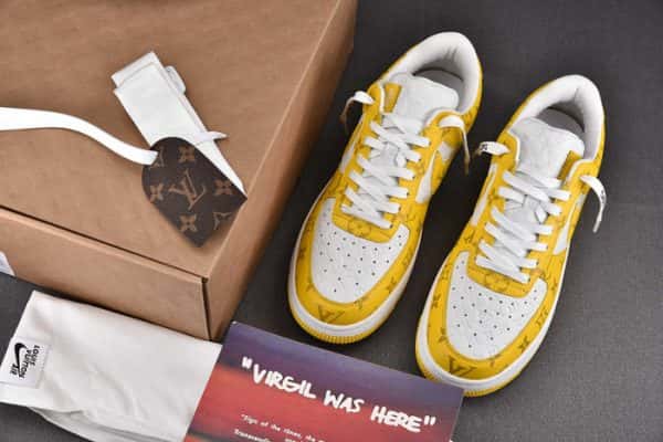 Nike Low Air Force 1 X Yellow White