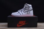 Nike Air Jordan 1 Retro ¡°Comic 3d Pencil¡± White Hand-Painted Mens Aa4724-110