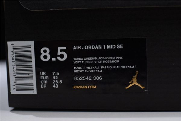 Air Jordan 1 Mid South Beach 852542-306