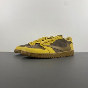 Travis Scott X Air Jordan Yellow Brown Dm7866-665