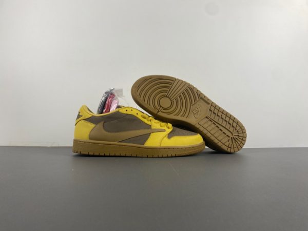 Travis Scott X Air Jordan Yellow Brown Dm7866-665