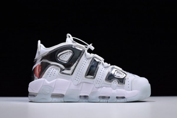 Nike Air More Uptempo White Ch*0me Blue Tint 917593-100