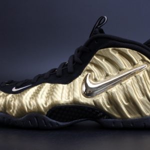 Air Foamposite Pro ¡°Metallic Gold¡± Black Mens 624041-701