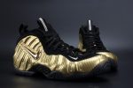Air Foamposite Pro ¡°Metallic Gold¡± Black Mens 624041-701