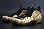 Air Foamposite Pro ¡°Metallic Gold¡± Black Mens 624041-701