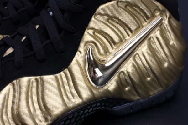 Air Foamposite Pro ¡°Metallic Gold¡± Black Mens 624041-701