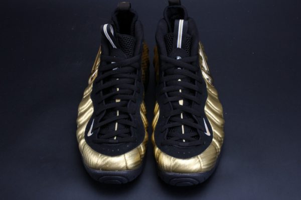 Air Foamposite Pro ¡°Metallic Gold¡± Black Mens 624041-701