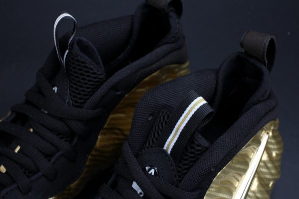 Air Foamposite Pro ¡°Metallic Gold¡± Black Mens 624041-701