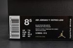 Air Jordan 11 Retro Low "Bred" Black/ Red Mens 528895-012