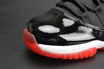 Air Jordan 11 Retro Low "Bred" Black/ Red Mens 528895-012