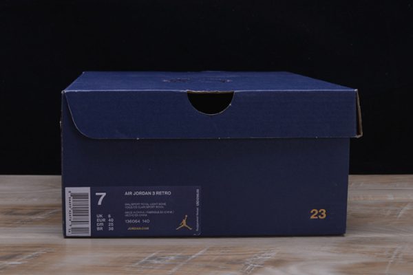 Air Jordan 3 Retro "Charity Game" Sail Red Mens 136064-140