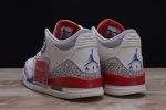 Air Jordan 3 Retro "Charity Game" Sail Red Mens 136064-140