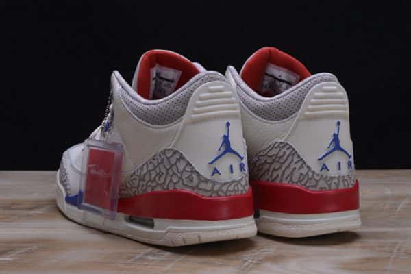 Air Jordan 3 Retro "Charity Game" Sail Red Mens 136064-140