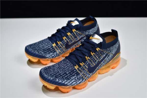 Nike Air Vapormax Flyknit 3 Navy Orange Aj6900-400