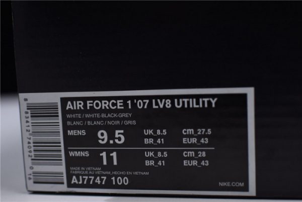 Air Force 1 Low Utility White Aj7747-100