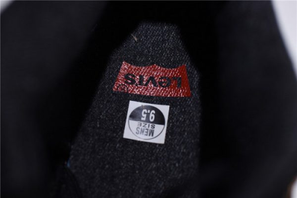 Levi''S X Air Jordan 4 ''Black'' Ao2571-001