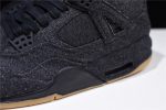 Levi''S X Air Jordan 4 ''Black'' Ao2571-001