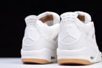 Levi''S X Air Jordan 4 ''White'' Ao2571-100