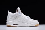 Levi''S X Air Jordan 4 ''White'' Ao2571-100