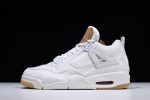 Levi''S X Air Jordan 4 ''White'' Ao2571-100