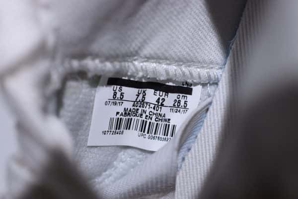 Levi''S X Air Jordan 4 ''White'' Ao2571-100