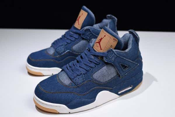 Levi''S X Nike Air Jordan 4 Denim Ao2571-401